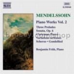 Piano Works vol.2, Sonata in E Major/Variations serieuses/Preludes & Etudes, Op. 104 (Naxos Audio 