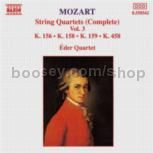 String Quartets vol.3, K. 156, K. 158-159 & K. 458 (Naxos Audio CD)