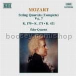 String Quartets vol.7,K. 170-171 & K. 421 (Naxos Audio CD)