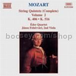 String Quintets vol.2, K. 406 & K. 516 (Naxos Audio CD)