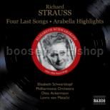 Four Last Songs ("Vier Letzte Lieder") Op Posth./Arabella Op 79 (highlights) (Naxos Audio CD)