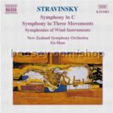 Symphony in C/Symphony in Three Movements/Symphonies of Wind Instruments (Naxos Audio CD)