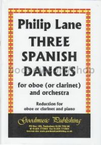 Three Spanish Dances for oboe/clarinet & piano