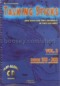 Talking Sticks vol.2 drum Duets eng (Book & CD)