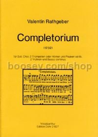 Completorium op. 9 (choral score)