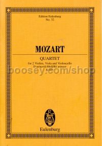String Quartet in D Minor, K 421 (Study Score)