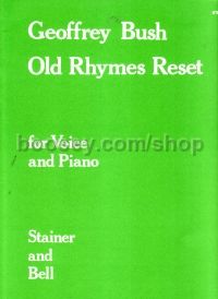 Old Rhymes Reset for voice and piano