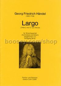 Largo - String Quartet (and Double Bass) (score & parts)