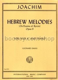 Hebrew Melodies for Viola, Op. 9