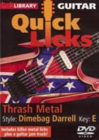 Quick Licks Dimebag Darrell Thrash Metal DVD