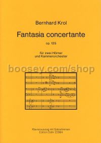 Fantasia concertante 2 Horns and Chamber Orchestra op. 125 - 2 Horns & Piano