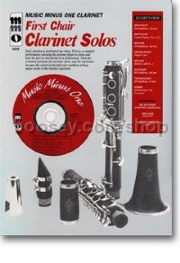 1st Chair Clarinet Solos (Music Minus One with CD Play-along)