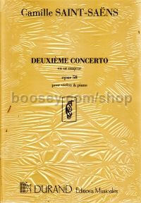 Violin Concerto No. 2 in C major, op. 58 - violin & piano reduction