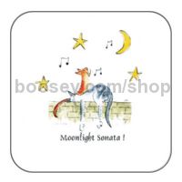 Mug Mat Moonlight Sonata x2