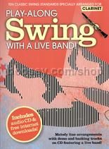 Play Along Swing With A Live Band Clarinet Bk/CD