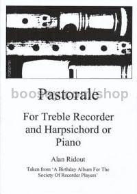 Pastorale for treble recorder & piano