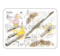 Placemats Set: Flute Design (Set of 4)