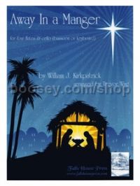 Away In A Manger - arranged for four flutes and cello/bassoon/keyboard (score & parts)