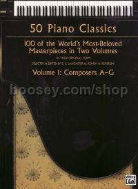 50 Piano Classics Vol.1 Composers A-G