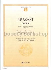 Sonata in A KV305 Violin & Piano