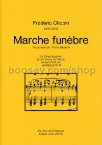 Funeral March - String Quartet (and Double Bass) (score & parts)