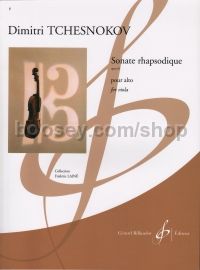 Sonate rhapsodique, op. 61 - for viola