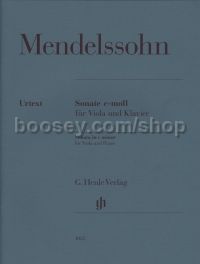 Viola Sonata in C Minor (Viola & Piano)