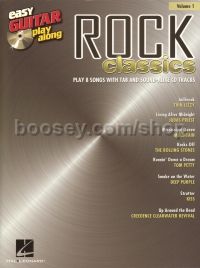 Easy Guitar Play Along 01: Rock Classics (Bk & CD)