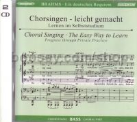 Ein Deutsches Requiem Op. 45 (CD Only) (MusicPartner Play-Along series) Bass Part