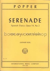 Serenade Op. 54/2 Cello & Piano