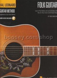 Hal Leonard Folk Guitar Method (Bk & CD)