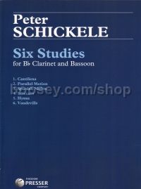 Six Studies for Clarinet and Bassoon (performance score)