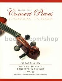 Concerto in B minor Op 35 (viola & piano)