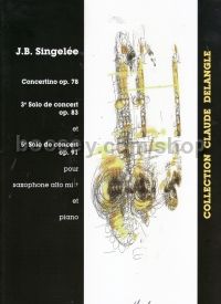 3rd & 5th Solo Concert +concertino Op78 (alto Sax)