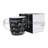 Bone China Boxed Mug - Arpeggio Black