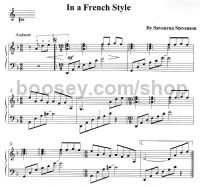 In A French Style for harp