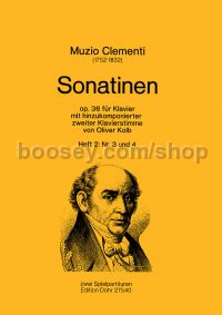 Sonatinas op. 36 Vol. 2 - 2 pianos (score)
