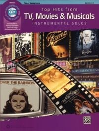 Top Hits From TV, Movies & Musicals (Tenor Sax book+ CD)