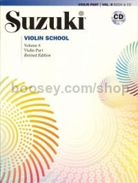 Suzuki Violin School Volume 8 Violin - Revised (Book + CD) 
