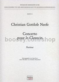 Concerto pour le Clavecin - harpsichord & orchestra (full score)