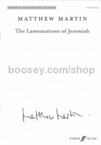 The Lamentations of Jeremiah (SATB)