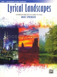 Lyrical Landscapes - Book 1 (Late Elementary to Early Intermediate Piano)