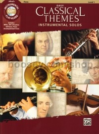 Easy Classical Themes Instrumental Solos - Flute (Book & CD)