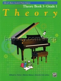 Alfred Basic Graded Piano Course Theory 3 - Grade 1