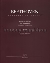 Grande Sonate for Pianoforte B-flat major op. 106 "Hammerklavier"