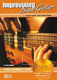 RGT Improvising Bass Guitar Book 2 Intermediate (Book & CD)
