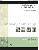 Variations English Folk Song (Concert Band Score)