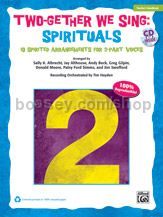 Two-Gether We Sing: Spirituals (Two Part Voices - Book & CD)