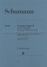 Liederkreis Op39 Eichendorff (Low Voice)