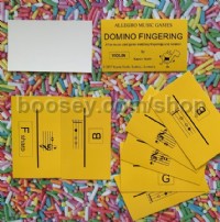 Domino Fingering Violin Card Game